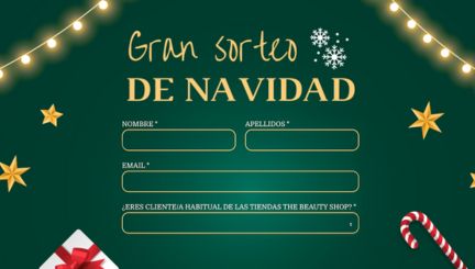 Sorteo con registro de Navidad