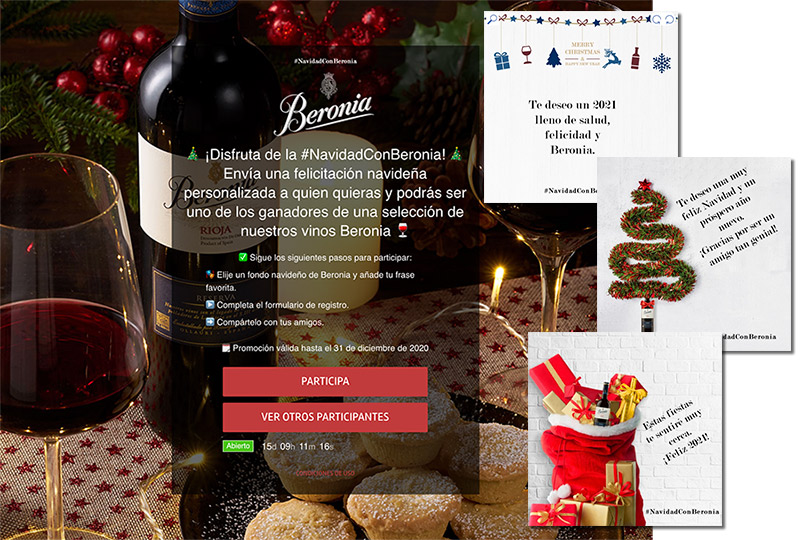 ejemplo de acción de captación y branding