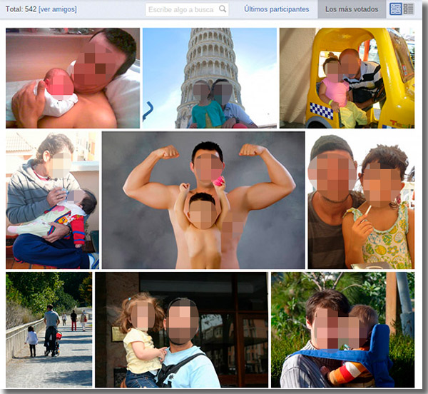 concurso de fotos del día del padre con votos