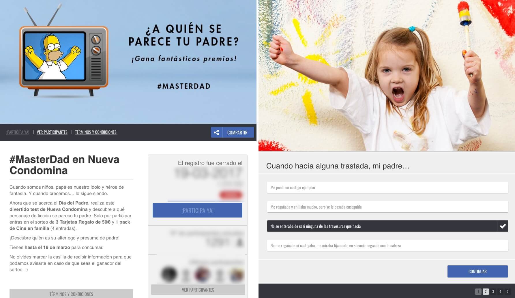 ejemplo de test de personalidad del día del padre