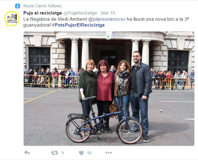 promoción online y offline: entrega de premios