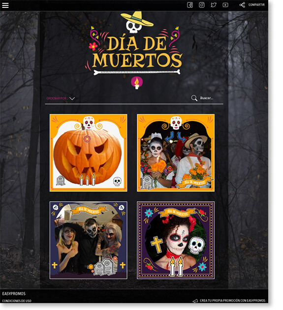 ejemplo concurso de fotos del día de muertos