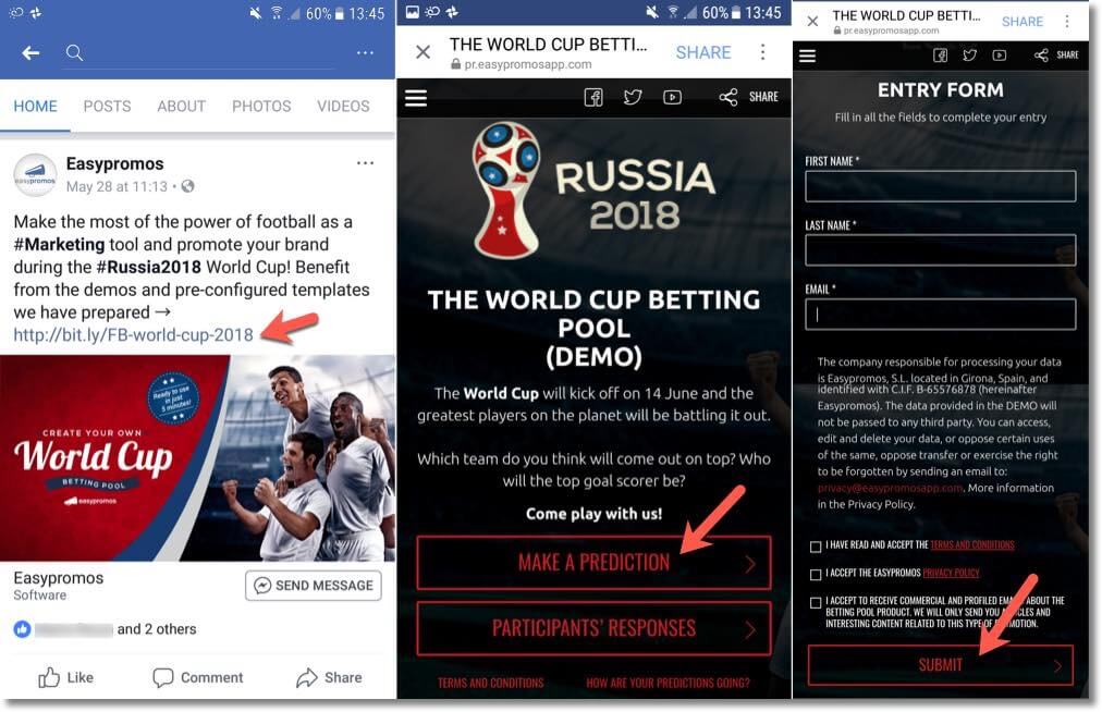 predictions sports Facebook betting pool