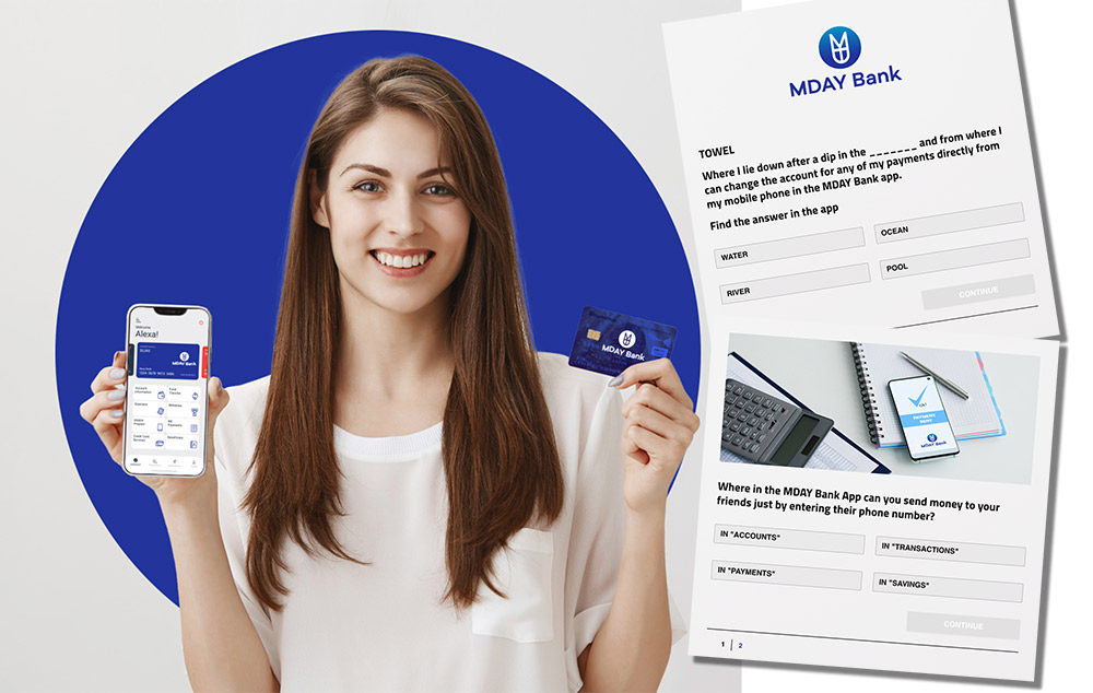 ejemplo de trivia para aumetnar las descargas de la app