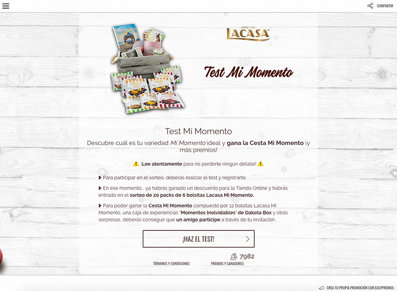 promocionar un nuevo producto alimentario