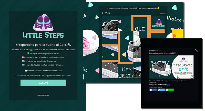 ejemplo de promoción online gamificada para marketing relacional