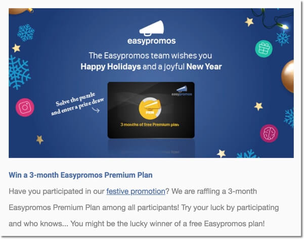 newsletter promotion