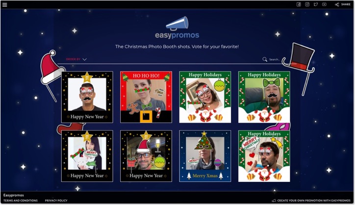 photocall evento online