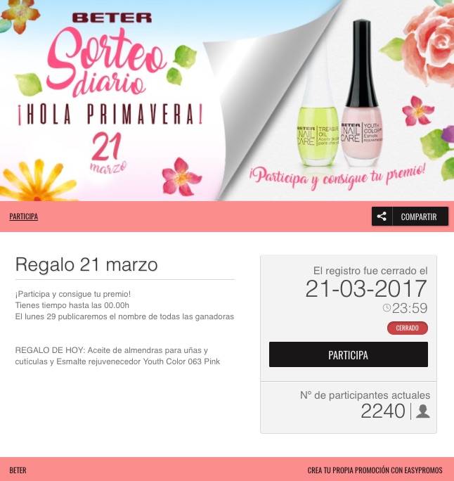 Promocion línea de producto