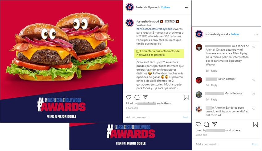 sorteo instagram engagement