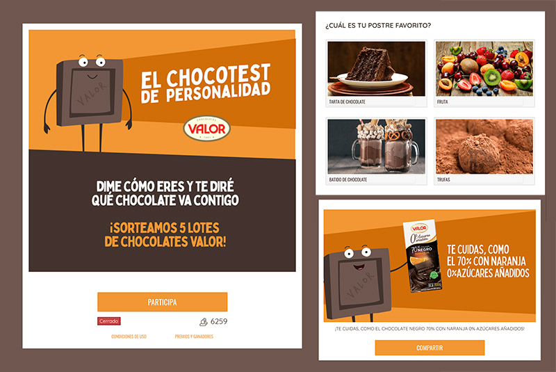 ejemplo de experiencia promocional personalizada