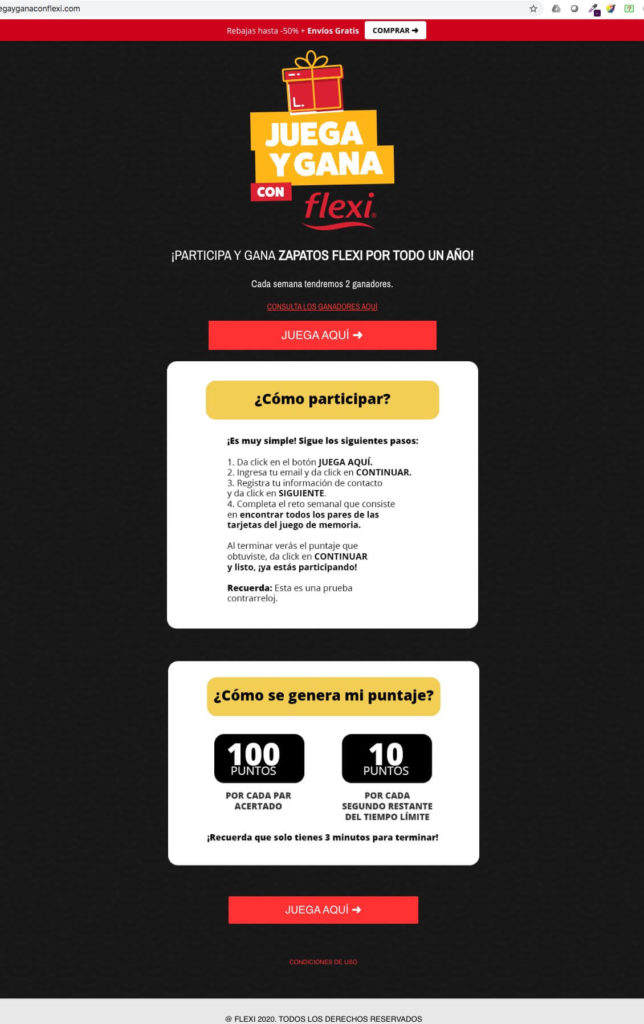 promocion dominio propio con juego