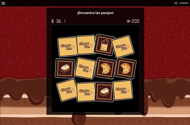 crear memory de Navidad para una marca