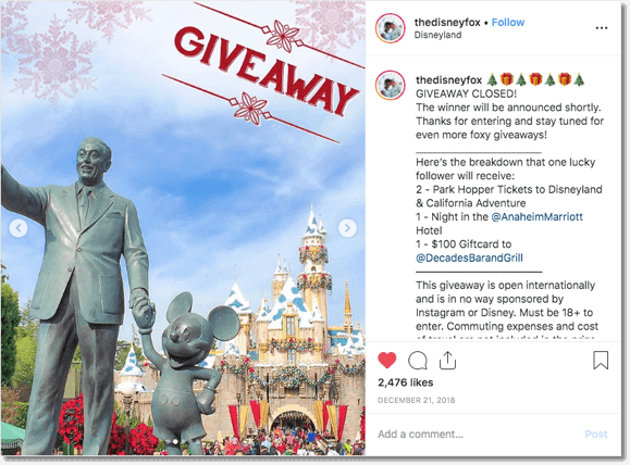 Instagram Christmas campaign ideas