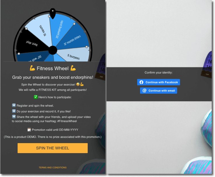 fitness wheel example