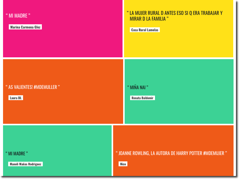 Ejemplo de concurso de textos para el Día de la Mujer