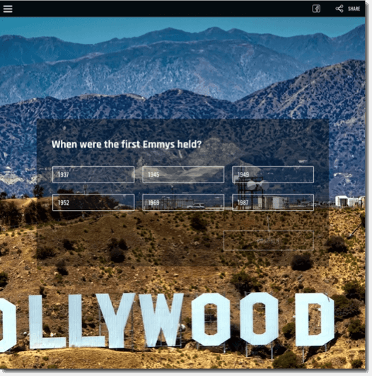 emmys promotion: trivia, quiz