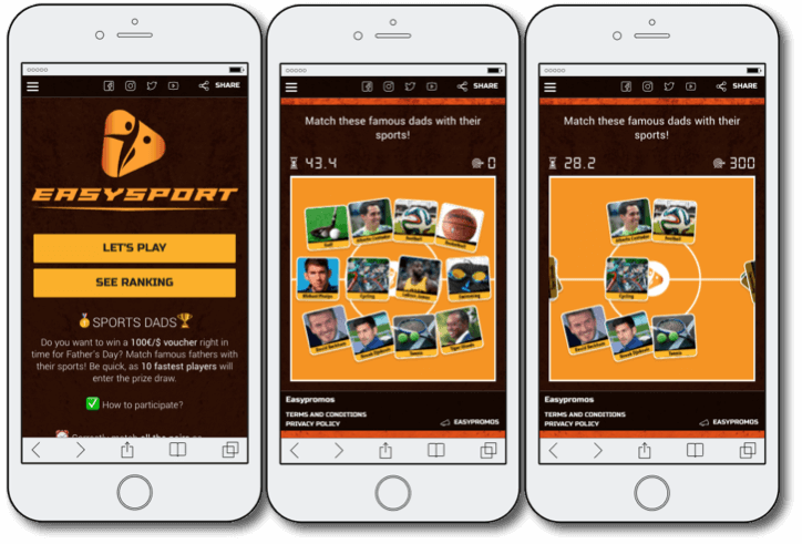 Father's Day Match It game Demo by Easypromos