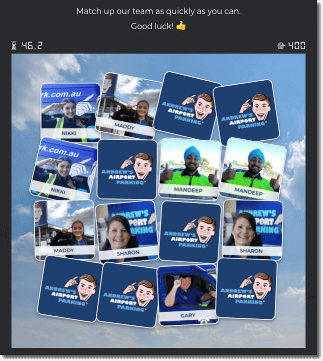 brand recognition example: andrew's airport parking