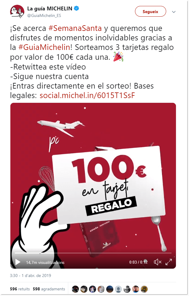 sorteo Twitter Semana Santa