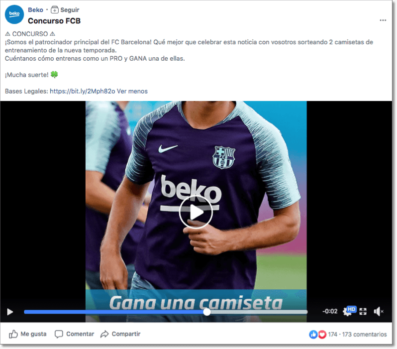 sorteo camisetas equipo futbol Liga