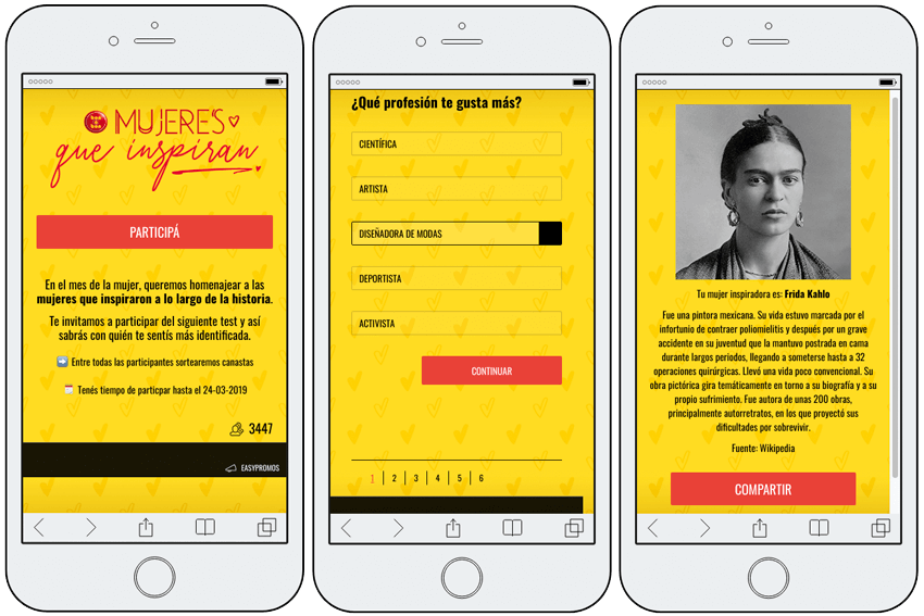 teste personalidad Día de la Mujer