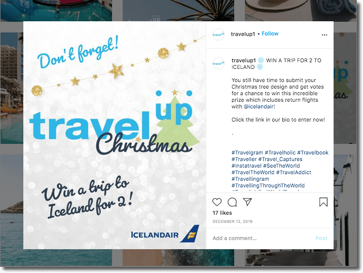 Scenes app example: travelup 