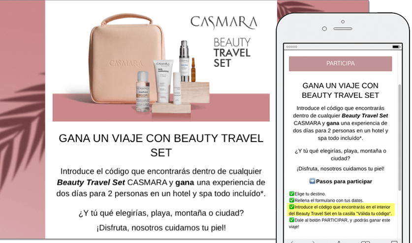 sorteo exclusivo con validacion codigo