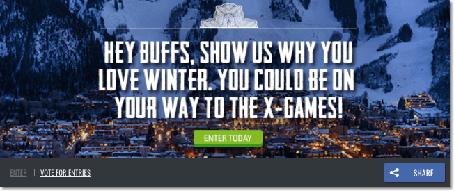 winter xgams promotion
